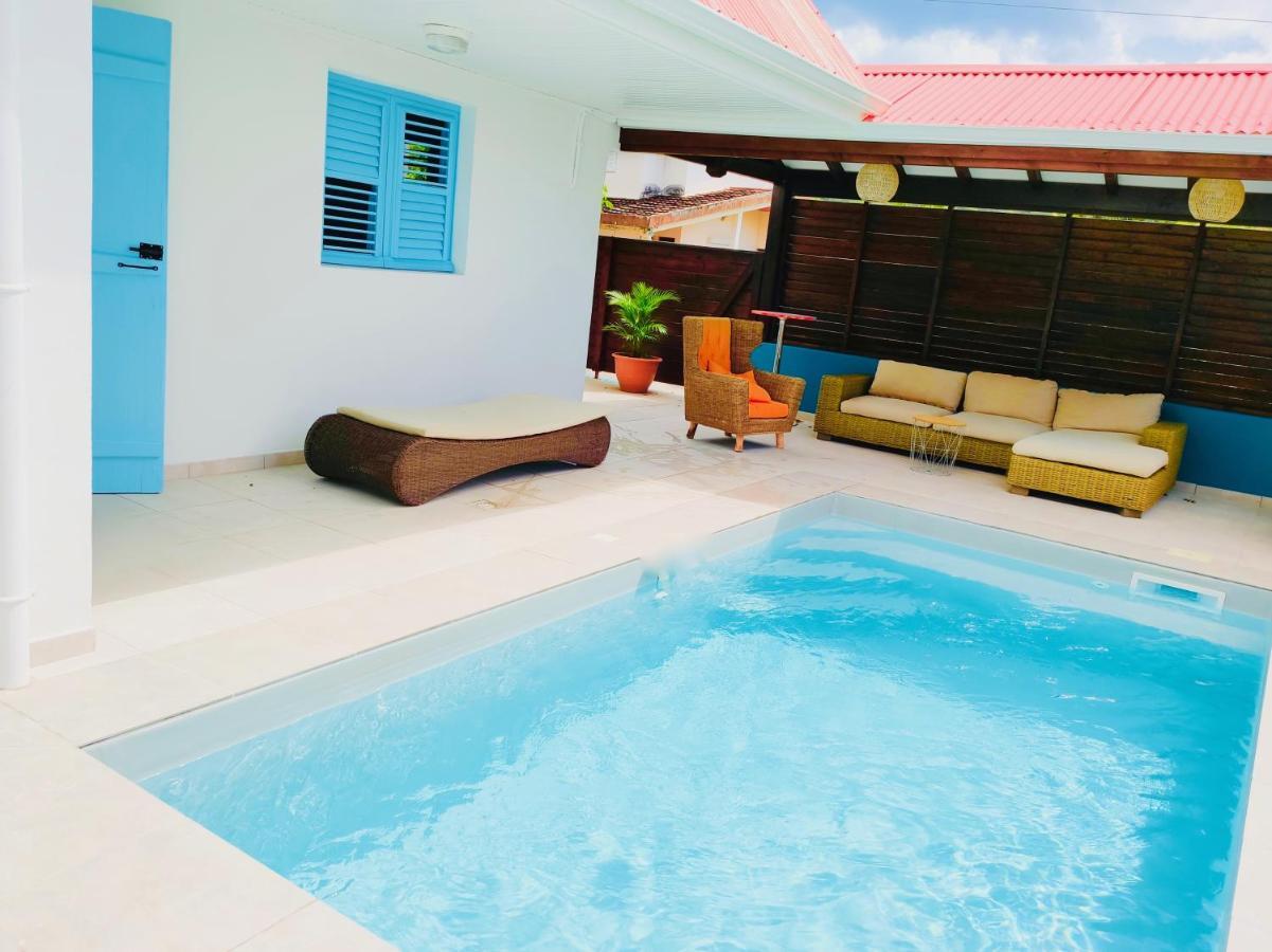 Location Maison Bleue Avec Piscine Privative Au Carbet Martinique Λε Καρμπέ Εξωτερικό φωτογραφία